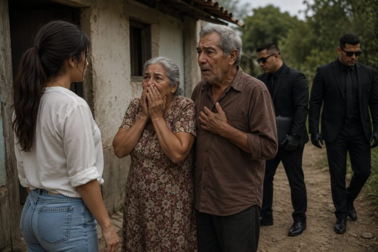 Millonaria compra deuda de ancianos que la alimentaron de niña y le da una lección al dueño de la mansión